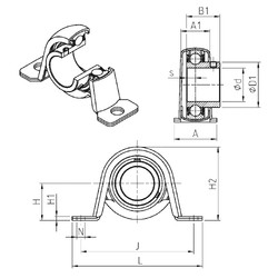 Bearing USPP205 SNR