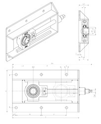 Bearing UST208+WB SNR