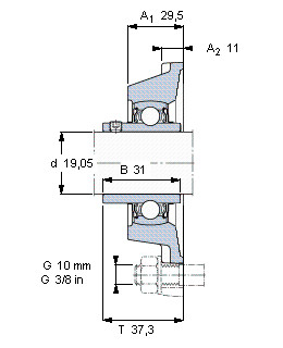 Bearing YAR 204-012-2FW/VA201 SKF