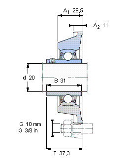 Bearing YAR 204-2FW/VA201 SKF