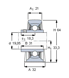 Bearing YAR 204-012-2FW/VA201 SKF