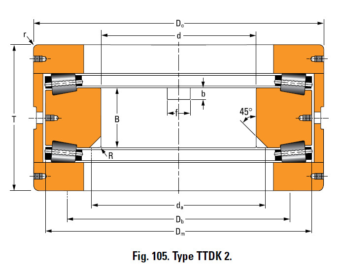 Bearing A6881A Thrust Race Double