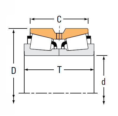 Bearing NA482 472D