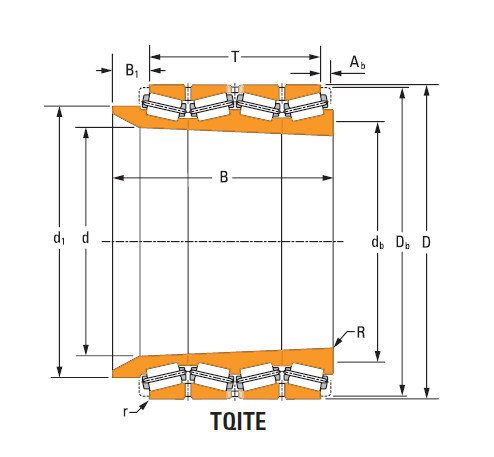 Bearing lm286733T lm286710 single cup