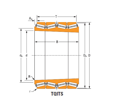 Bearing lm533730T lm533710d double cup