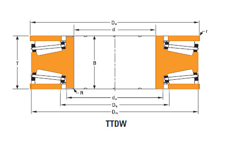 Bearing Thrust race double d-3637-a