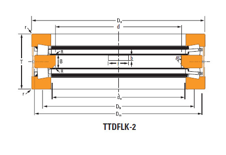 Bearing Thrust race double a-6881-a