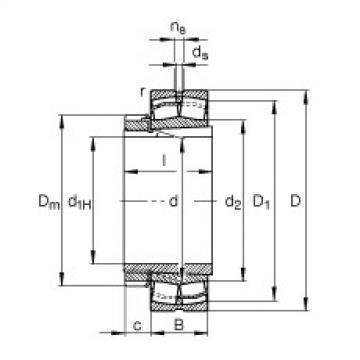 Bearing 23230-E1-K-TVPB + H2330 FAG