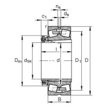 Bearing 23276-B-K-MB + H3276-HG FAG