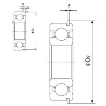 Bearing 6317NR NACHI