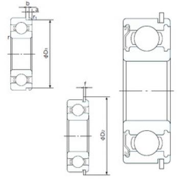 Bearing 6315ZENR NACHI