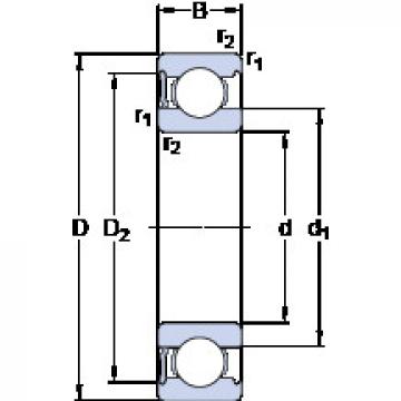 Bearing 6315-RS1 SKF