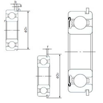 Bearing 6318ZNR NACHI