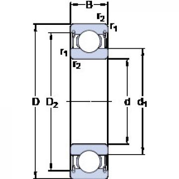 Bearing W 61700 X-2ZS SKF