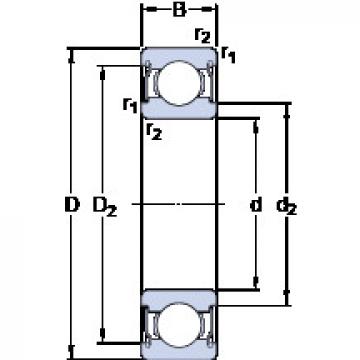 Bearing W 602 X-2ZS SKF