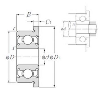 Bearing FL623ZZ NTN