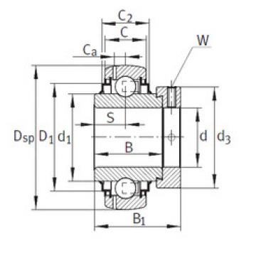 Bearing GE70-KRR-B-FA164 INA