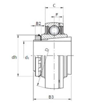 Bearing UK211+H2311 ISO