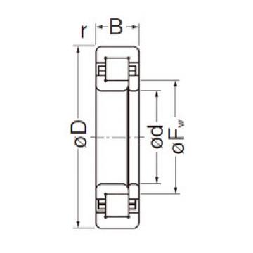 Bearing NUP2205EG NACHI