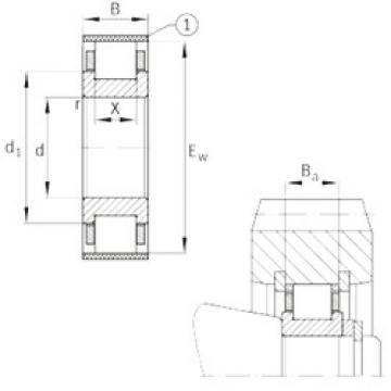 Bearing RN248-E-MPBX FAG