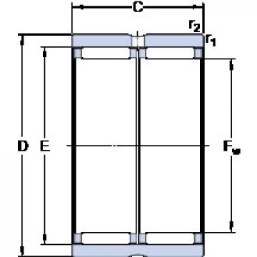 Bearing RNAO 40x50x34 SKF