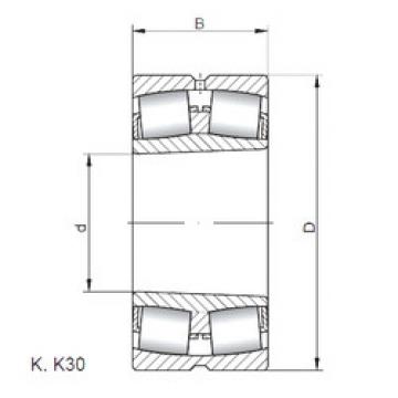 Bearing 23232 KW33 ISO