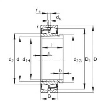 Bearing 23244-E1-K + AH2344 FAG