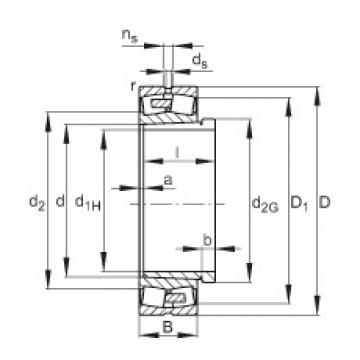 Bearing 23264-E1A-K-MB1 + AH3264G-H FAG