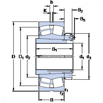 Bearing 23264 CCK/W33 + OH 3264 H SKF