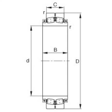 Bearing 241SM500-MA FAG