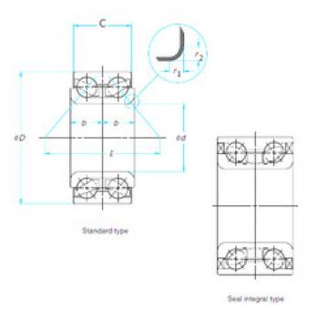 Bearing TM-DE08A63LLCS88/L260 NTN