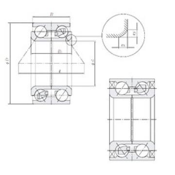 Bearing TM-DE08A74CS10PX1/L260 NTN