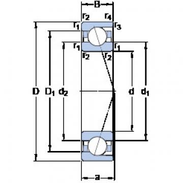 Bearing 71811 ACD/HCP4 SKF