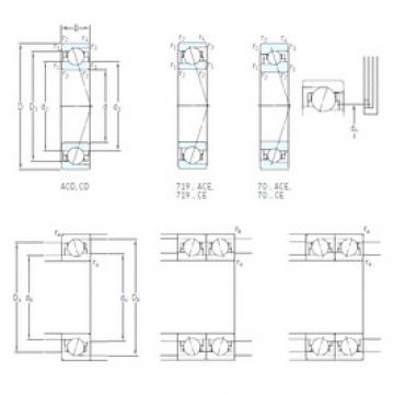 Bearing 7007 CB/HCP4A SKF