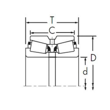 Bearing 66212/66462D+X1S-66212 Timken