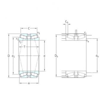 Bearing 32224T146J2/DB31C210 SKF