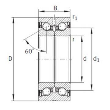 Bearing ZKLN2557-2RS INA