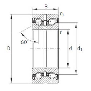 Bearing ZKLN0624-2RS-PE INA