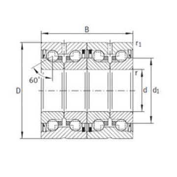 Bearing ZKLN1747-2RS-2AP INA