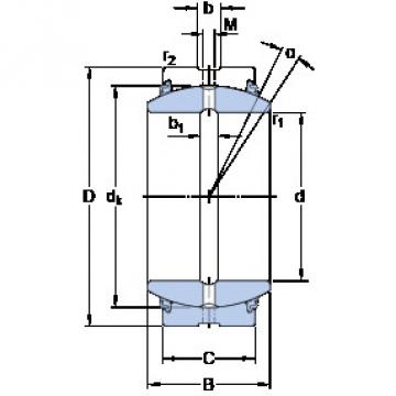 Bearing GEZ 104 ES-2LS SKF