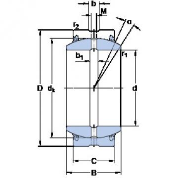 Bearing GEZ 104 ES-2RS SKF