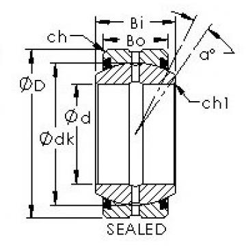 Bearing GEZ101ES-2RS AST