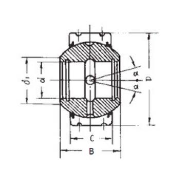 Bearing GEK45XS-2RS FBJ