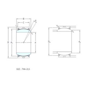 Bearing GEZ106TXE-2LS SKF