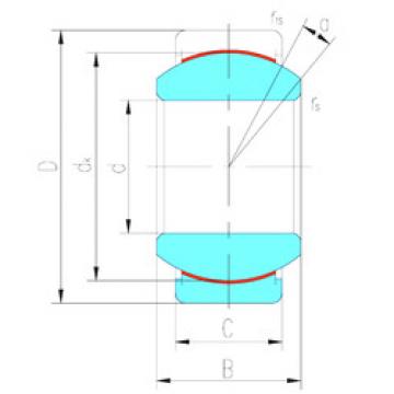 Bearing GEZ57ET-2RS LS