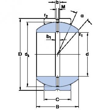 Bearing GEZH 204 ES SKF