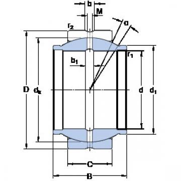 Bearing GEZM 408 ES SKF