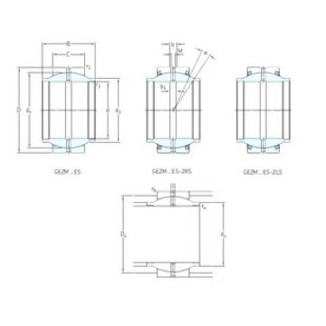 Bearing GEZM112ES SKF