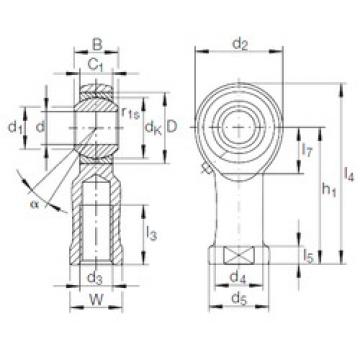 Bearing GIKFL 6 PB INA