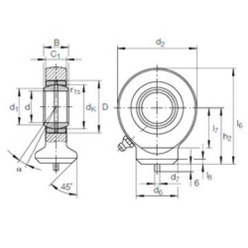 Bearing GK 45 DO INA